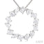 Mixed Shape Circle Diamond Fashion Pendant