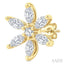 Floral Diamond Fashion Earrings