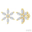 Floral Diamond Fashion Earrings