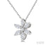 Floral Diamond Fashion Pendant