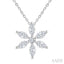 Floral Diamond Fashion Pendant
