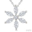 Floral Diamond Fashion Pendant