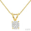 Round Shape Lovebright Diamond Solitaire Pendant