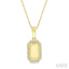 Dog Tag Diamond Pendant