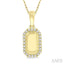 Dog Tag Diamond Pendant
