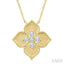 Floral Medallion Diamond Fashion Pendant