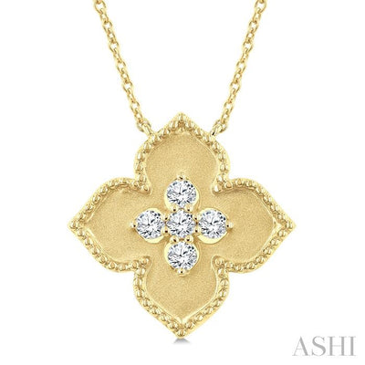 Floral Medallion Diamond Fashion Pendant