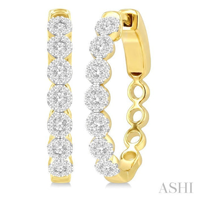 Lovebright Essential Diamond Hoop Earrings