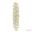 Ribbed Diamond Hoop Earrings