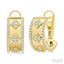 Clover Diamond Fashion Hoop Earrings