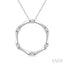 Diamond Fashion Bamboo Pendant