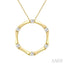 Petite Diamond Fashion Bamboo Pendant
