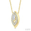 Marquise Shape Diamond Fashion Pendant