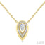 Pear Shape Art Deco Diamond Fashion Pendant