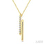 Double Bar Diamond Fashion Pendant