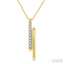Double Bar Diamond Fashion Pendant