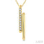 Double Bar Diamond Fashion Pendant