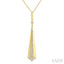 Tapered Drop Diamond Fashion Pendant