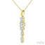 Mixed Shape Diamond Fashion Pendant