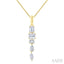 Mixed Shape Diamond Fashion Pendant