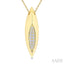 Marquise Shape Diamond Fashion Pendant