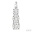 Round Shape Past Present & Future Lovebright Essential Diamond Hoop Earrings