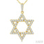 Star of David Diamond Fashion Pendant