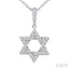Star of David Petite Diamond Fashion Pendant