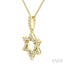 Star of David Petite Diamond Fashion Pendant