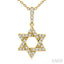 Star of David Petite Diamond Fashion Pendant
