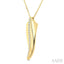 Flame Curve Diamond Fashion Pendant