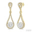 Pear Shape Lovebright Diamond Earrings
