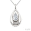 Pear Shape Diamond Fashion Pendant