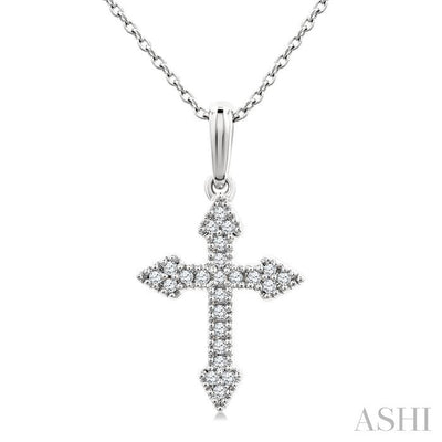 Cross Petite Diamond Fashion Pendant