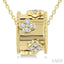 Bead Bijoux Diamond Clover Rondelle Fashion Pendant