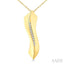 Wave Diamond Fashion Pendant