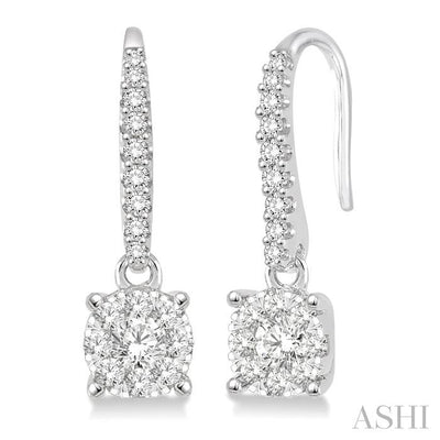 Round Shape Lovebright Essential Diamond Earrings