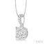 Round Shape Lovebright Essential Diamond Pendant