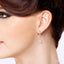 Pear Shape Halo Lovebright Diamond Long Earrings