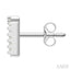 Block 'T' Initial Diamond Earrings
