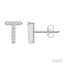 Block 'T' Initial Diamond Earrings