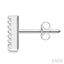 Block 'V' Initial Diamond Earrings