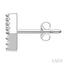 Block 'Y' Initial Diamond Earrings
