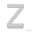 Block 'Z' Initial Diamond Earrings