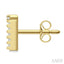 Block 'T' Initial Diamond Earrings