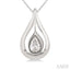 Pear Shape Diamond Fashion Pendant