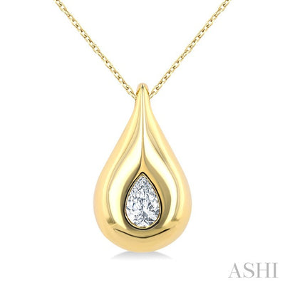 Pear Shape Diamond Fashion Pendant