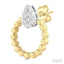 Bead Pear Shape Lovebright Diamond Fashion Earrings