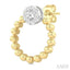 Bead Round Shape Lovebright Diamond Fashion Earrings