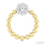 Bead Round Shape Lovebright Diamond Fashion Earrings